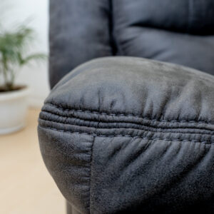 Grey One Seater Recliner Sofa4