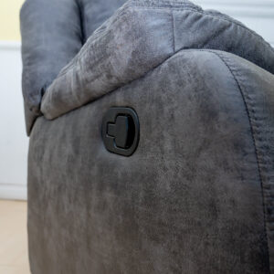 Grey One Seater Recliner Sofa5