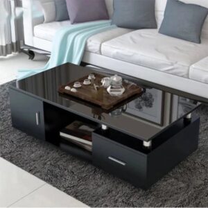 Black Rectangular Coffee Table