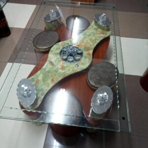 Puff Glass Table