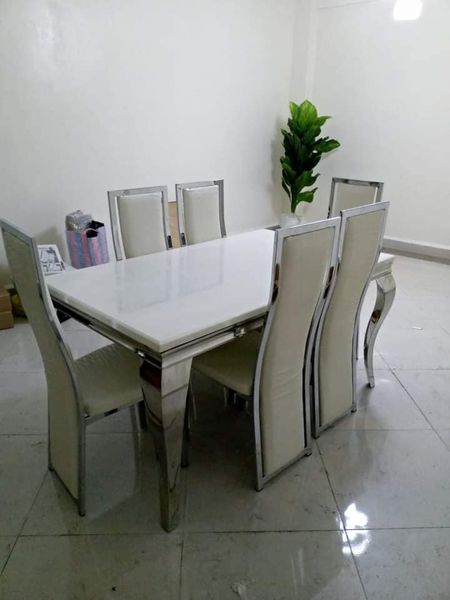 white dining set.. white dining set..