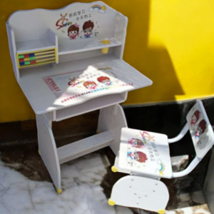 White Adjustable Kids Desk