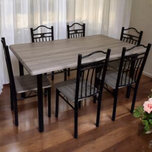 Wooden 6-Seater Dining Set