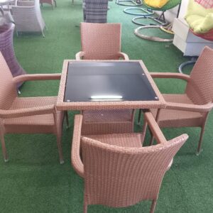 Brown Patio 4 Seater