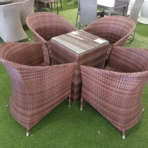 Fully Weaved Rattan Patio Set
