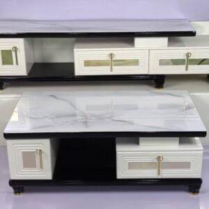 Matching coffee table and TV stand