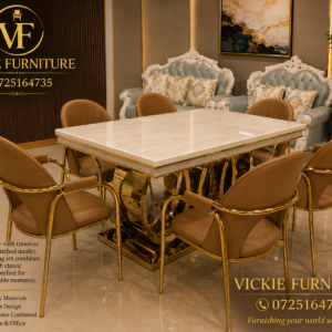 6-Seaterdining table marble top