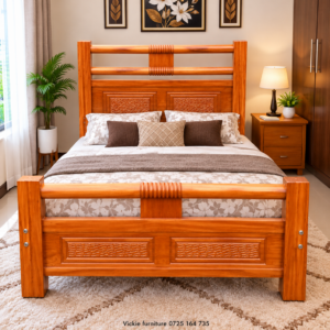 Pure mahogany 5 by 6 bed